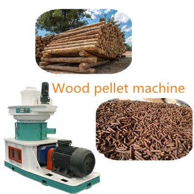 Customized bark wood pellet making mill machine for sale